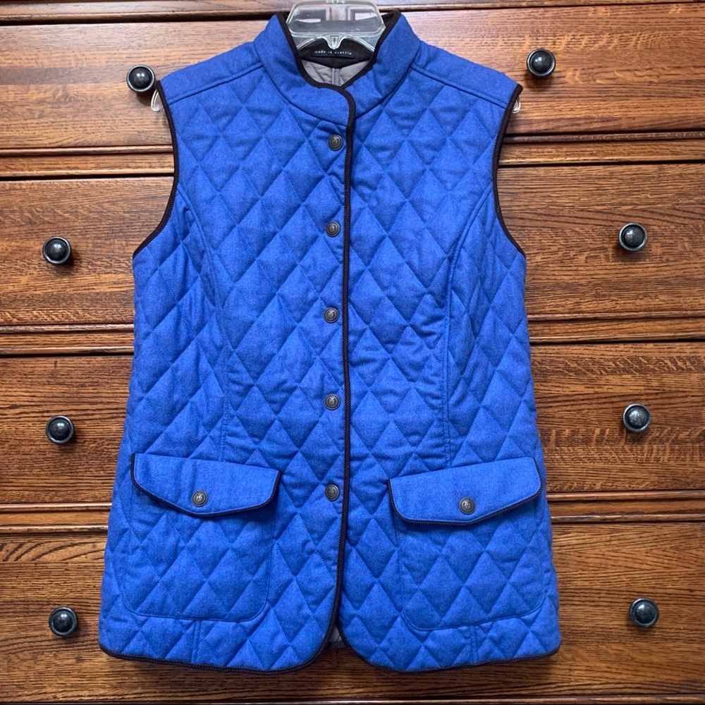 Schneiders of Salzburg Quilted Wool Vest USA size 12